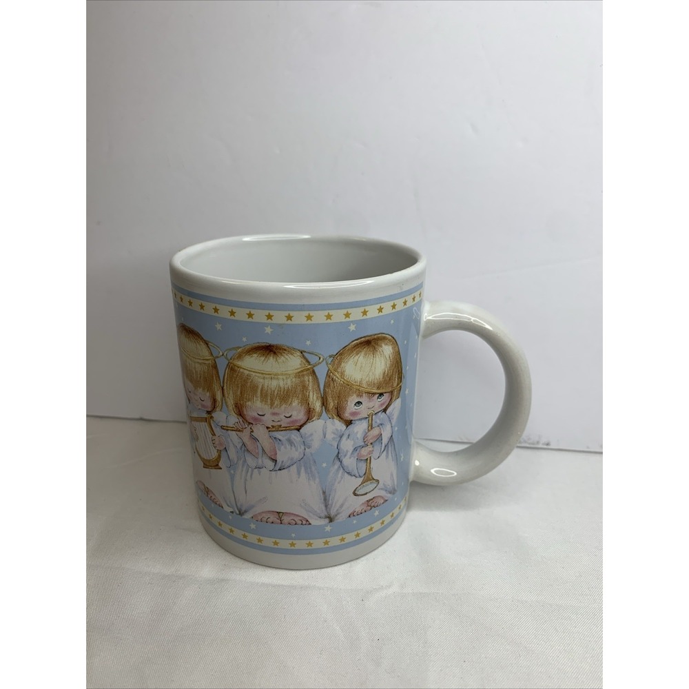 Hallmark 3 Angels Vintage Ceramic‎ Coffee Mug Cup